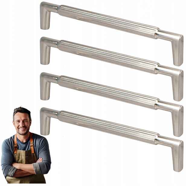 Nábytková Úchytka Randi 160 mm Ocelové ramínko, Inox, Ocel Kartáčovaná 4ks