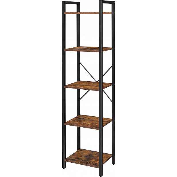 Regál sloupek 5 úrovní rustikální Loft 146 cm
