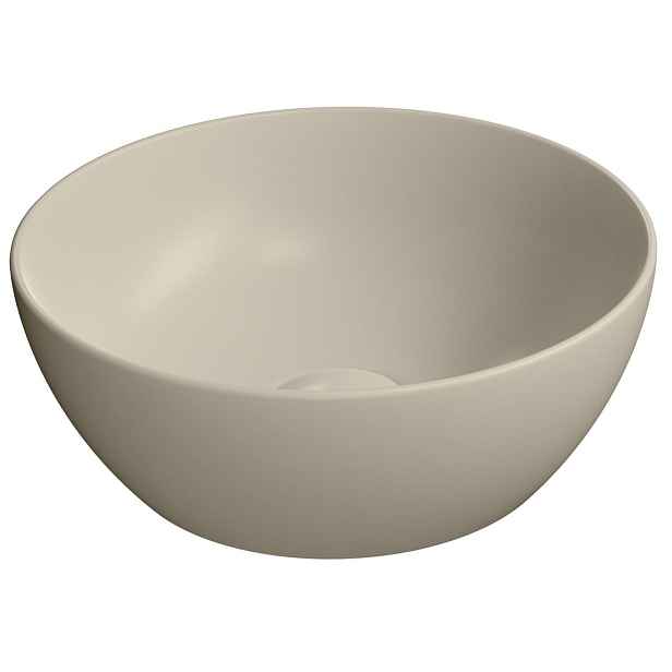 GSI PURA keramické umývátko na desku, průměr 32cm, creta mat