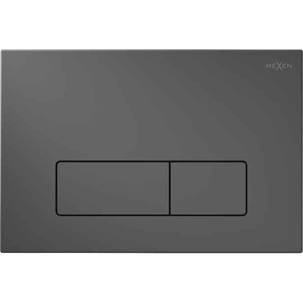 Mexen Fenix 13 ovládací tlačítko pro Wc Slim, gun gray (tmavě šedá) 601366