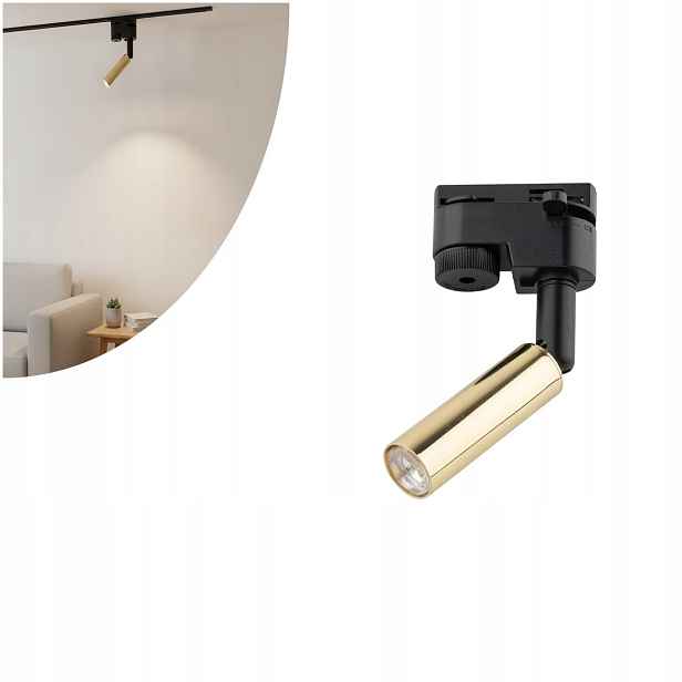 Reflektorová kolejnicová lampa 1F Tracer Gold 6616 Tk Lighting