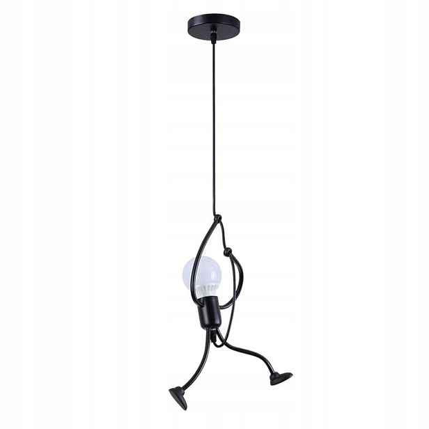 Stropní svítidlo Loft černá, typ žárovky Humanoid Led
