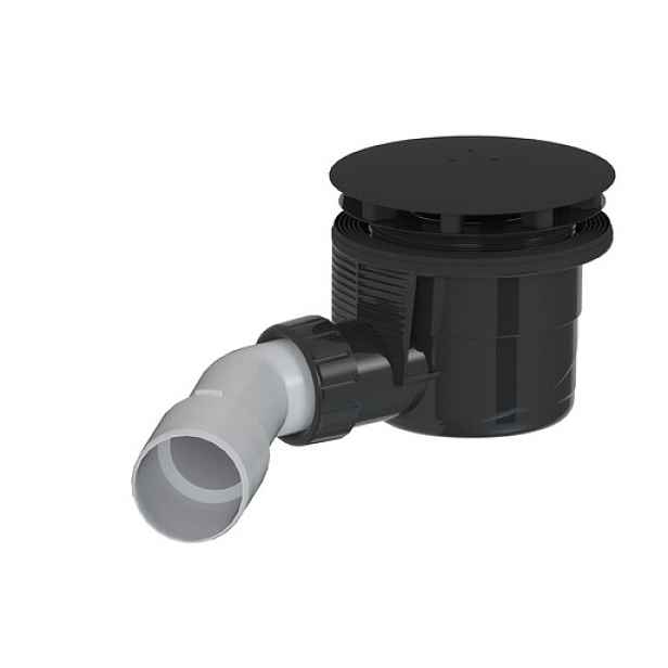 Vaničkový sifon MULTI 90 x 40/50mm černý E90KOBL