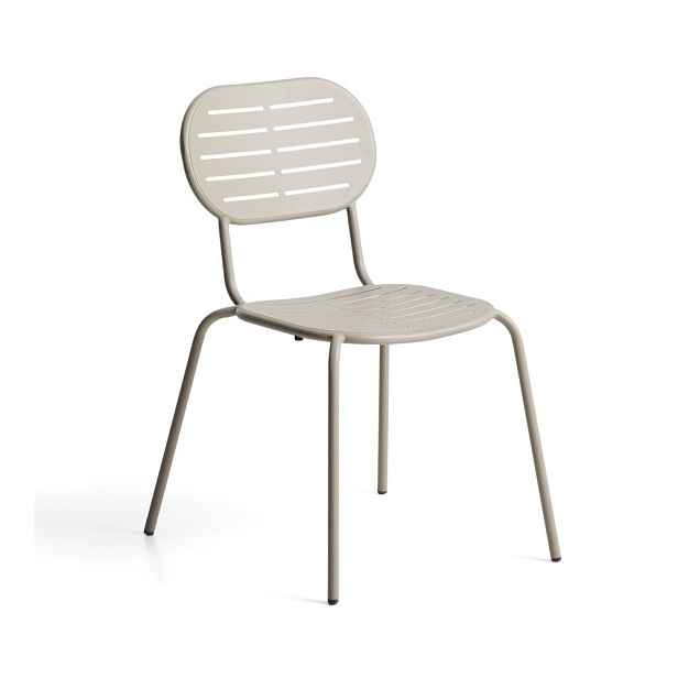 Taupe kovová zahradní židle Brai – Kave Home