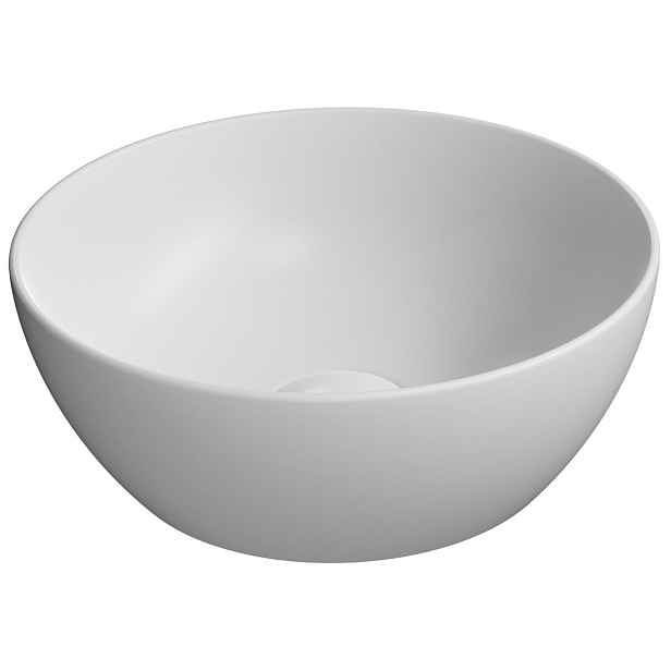 GSI PURA keramické umývátko na desku, průměr 32cm, bílá mat