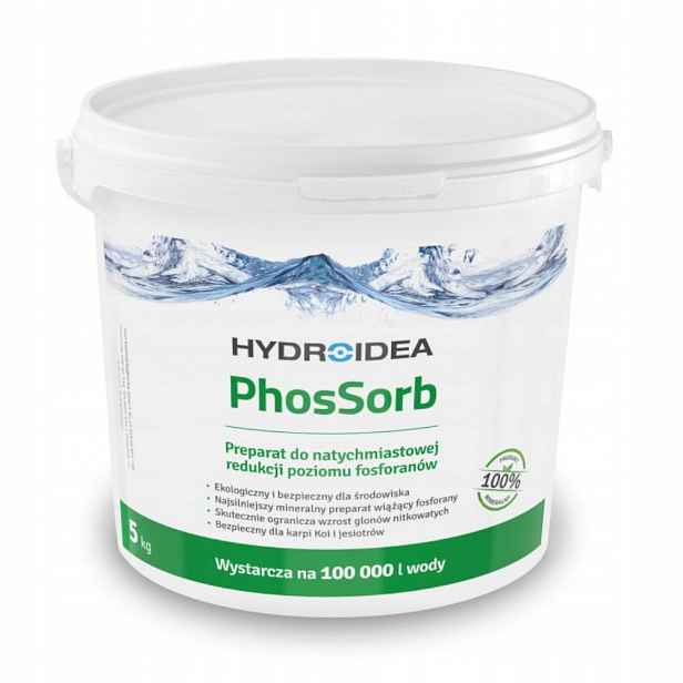 Hydroidea PhosSorb 5kg Váže Fosfáty Odstraňuje Řasy jezírka