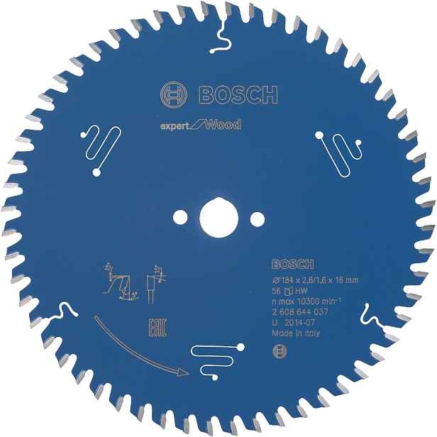 Kotouč pilový Bosch Expert for Wood 184×16×2,6 mm 56 z.