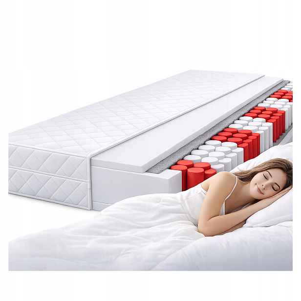 Taštičková matrace 80x200 pocket pružinová antialergická H3 21 cm