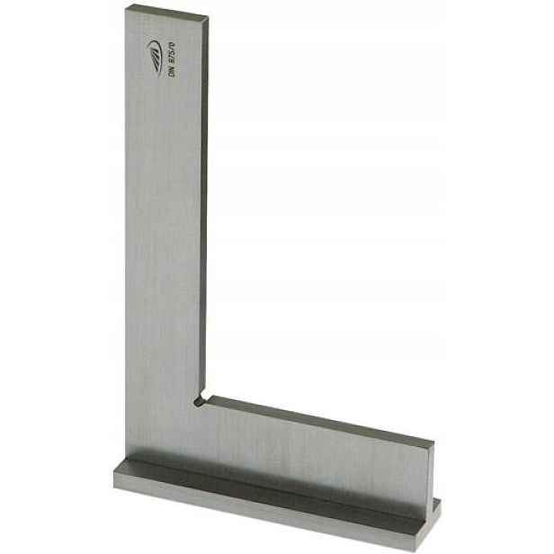 Úhelník s patkou DIN875/0B 250x165 mm, z nerezové oceli Hp