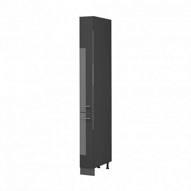 Vicco LÉKÁRNIČKOVÁ SKŘÍŇKA Fame-Line, Antracitový vysoký lesk/Antracit, 20 cm