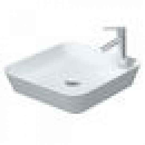 Umyvadlo na desku Duravit Cape Cod 46x46 cm bez přepadu 2340460000