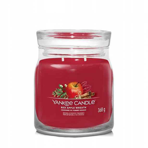 Střední svíčka Signature Red Apple Wreath Yankee Candle
