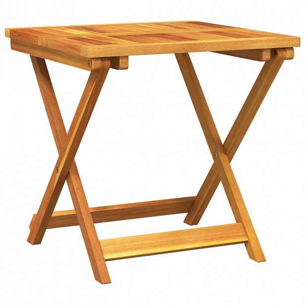 vidaXL Skládací zahradní stůl 50 x 50 x 50 cm masivní akáciové dřevo