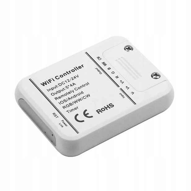 V-tac Rgb/ww/cw smart Wi-fi ovladač pásků kompatibilita Amazon