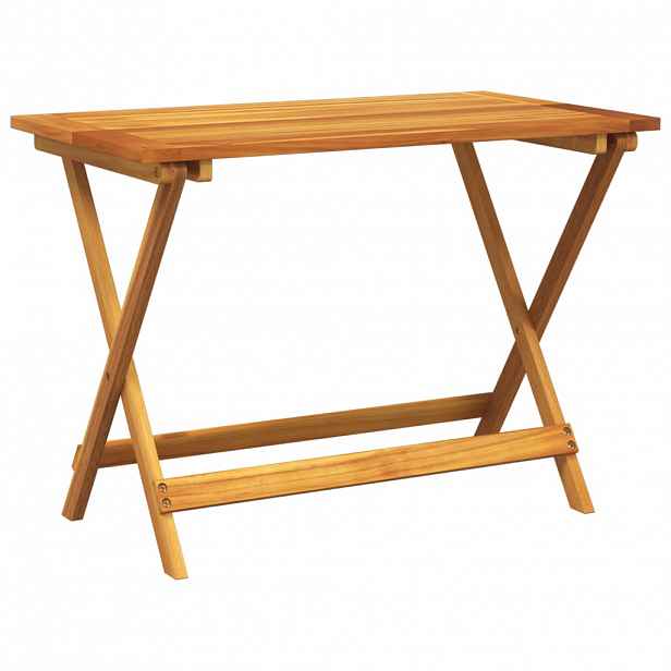 vidaXL Skládací zahradní stůl 90 x 52,5 x 65 cm masivní akáciové dřevo