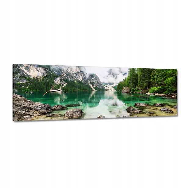 Hodiny 120x40 Horské jezero