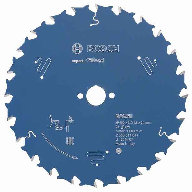 Kotouč pilový Bosch Expert for Wood 190×20×2,6 mm 24 z.