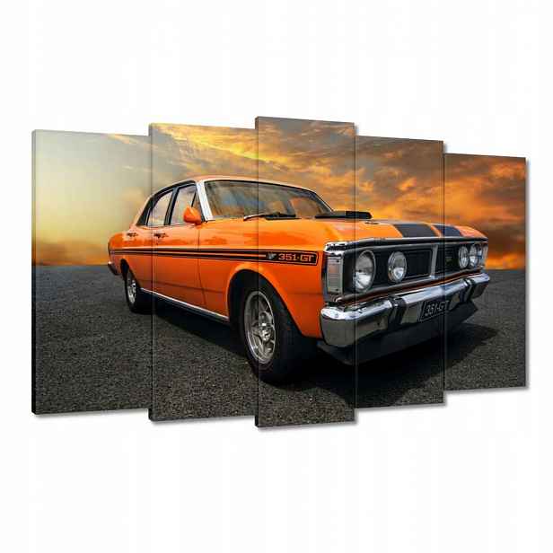 Obrazy 100x60 Oranžový Klasika Auto