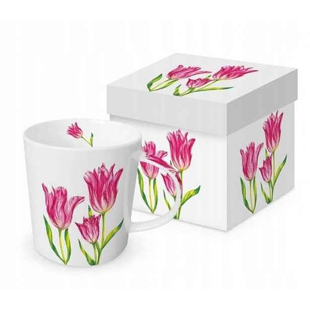 Porcelánový Hrnek Tulipány 350 ML