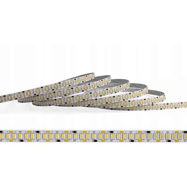 24V Nejsilnější Premium 2835 1200 Led páska 5 Metrů 150W Neutrální Bílá