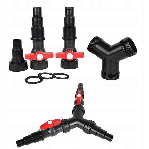 T-rozdělovač Na Hadici 25 MM – 32 MM – 38 MM S Nastavitelným Očkem
