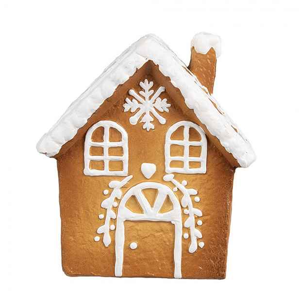 Keramická perníková chaloupka Gingerbread House - 14*12*15 cm Clayre & Eef
