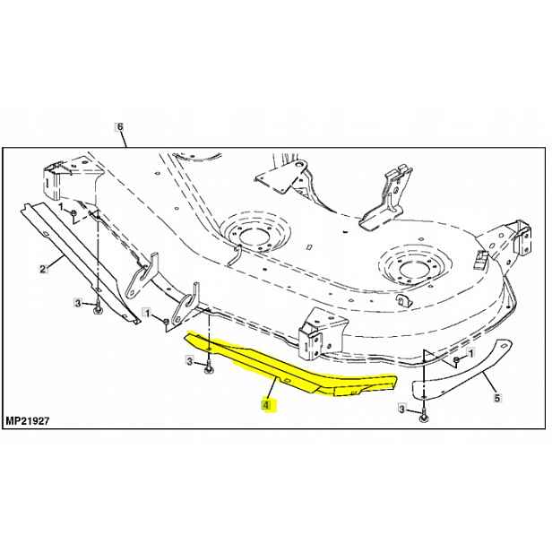 Kryt Deska 345 John Deere AM120581