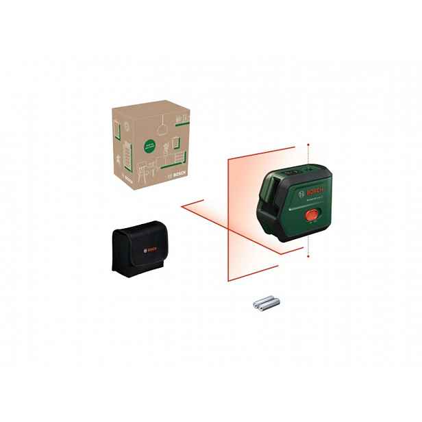 Bosch - Křížový laser, dosah 12 m, s příslušenstvím 0603663FZ0
