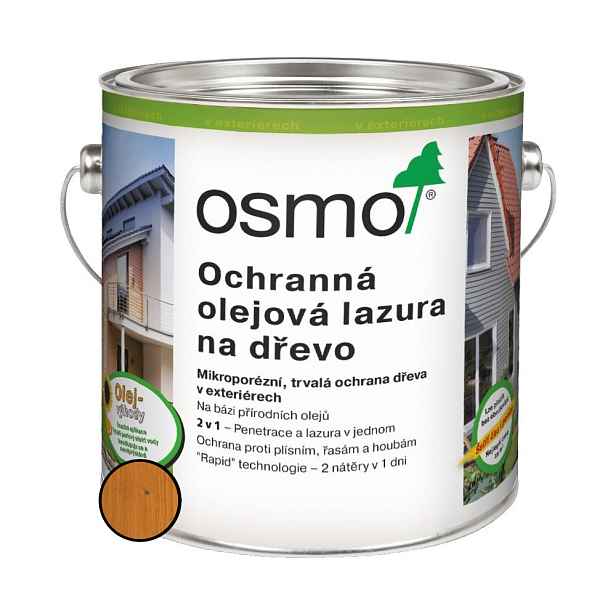 Lazura olejová ochranná Osmo 728 cedr 0,75 l