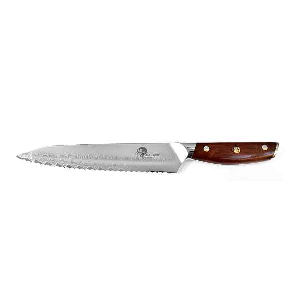 Nůž na pečivo 200 Dellinger Rose Wood Damascus