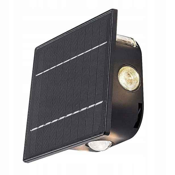 Solární Led nástěnná lampa 0,5W Emmen 77034 Rabalux