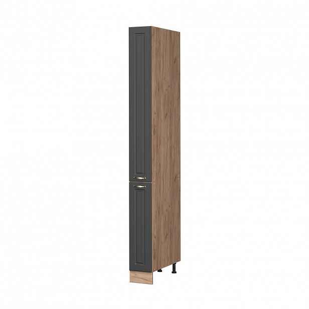 Vicco LÉKÁRNIČKOVÁ SKŘÍŇKA Fame-Line, Anthrazit-Gold Landhaus/Zlatý mocný dub, 20 cm