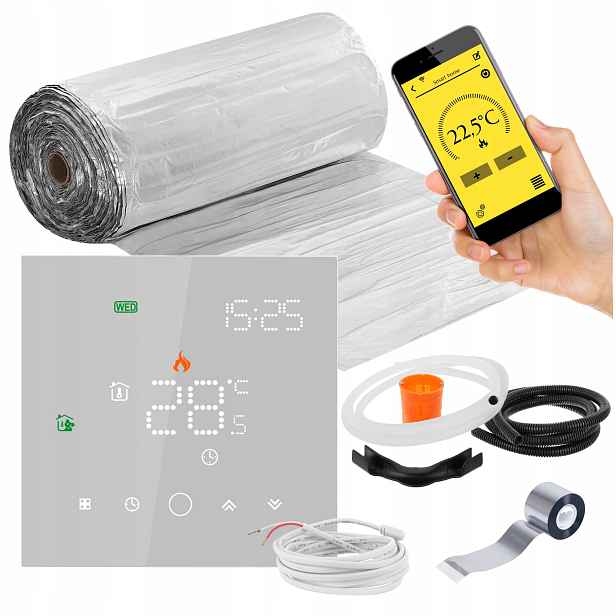 Set Vyhřívací Podložka Mission Air pod panely MAL-160W/m² 18m² WIFi