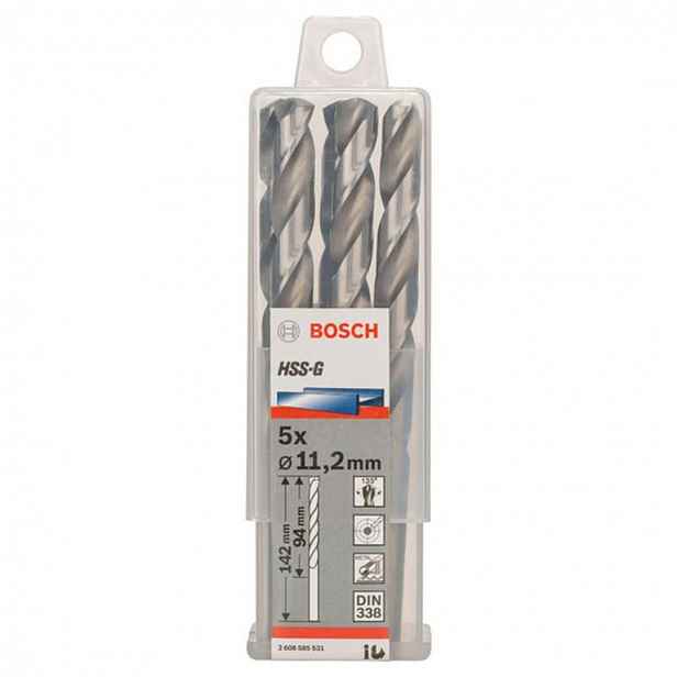 Bosch - Sada vrtáků do kovu, 11,2x142 mm, 5 ks 2608585531