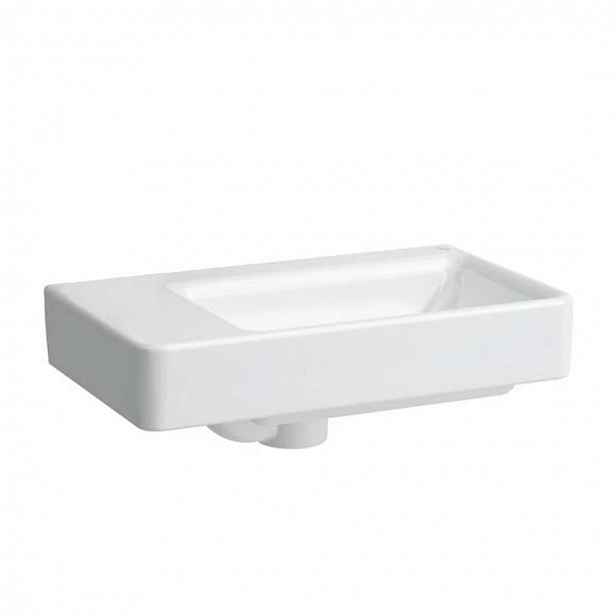 Laufen Pro S - Umývátko, 48x28 cm, bez otvoru pro baterii, s LCC, bílá H8159554001091