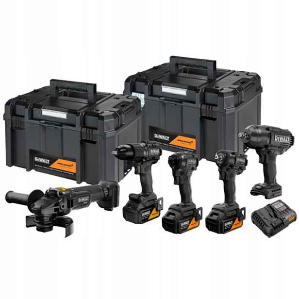 Sada elektrického nářadí Combo DeWALT DCK5222MP3T-QW 18V Xr Bl 3x5Ah 2xTSTAK