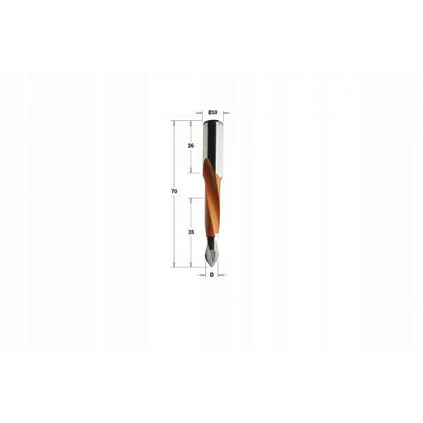 Cmt 314.080.42 Vrták P Hw D=8 I=35 L=70 S=10x26 Lh Xtreme-hw