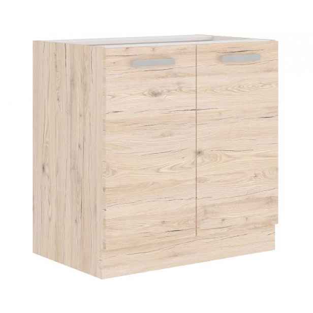 Dolní kuchyňská skříňka Bordeaux, 80 cm, dub bordeaux