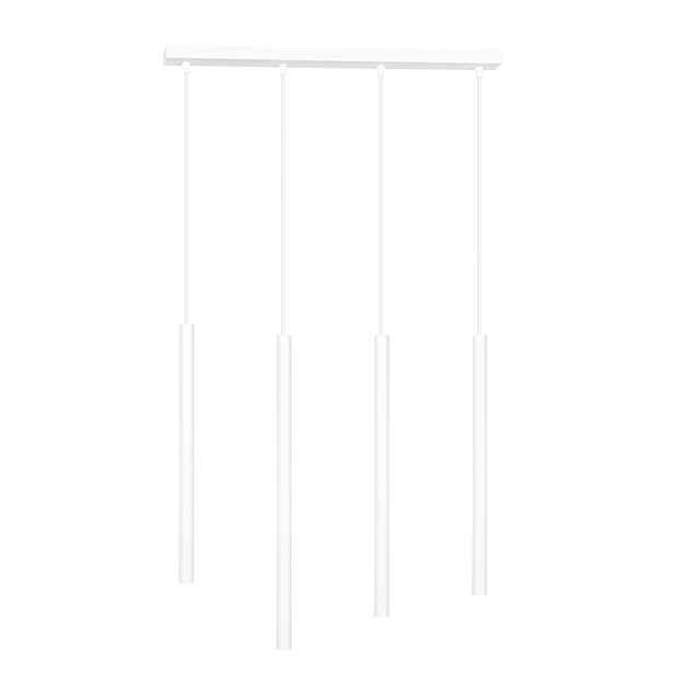 Stropní svítidlo Selter 4 bílá, 4×G9, ocel, 120 cm