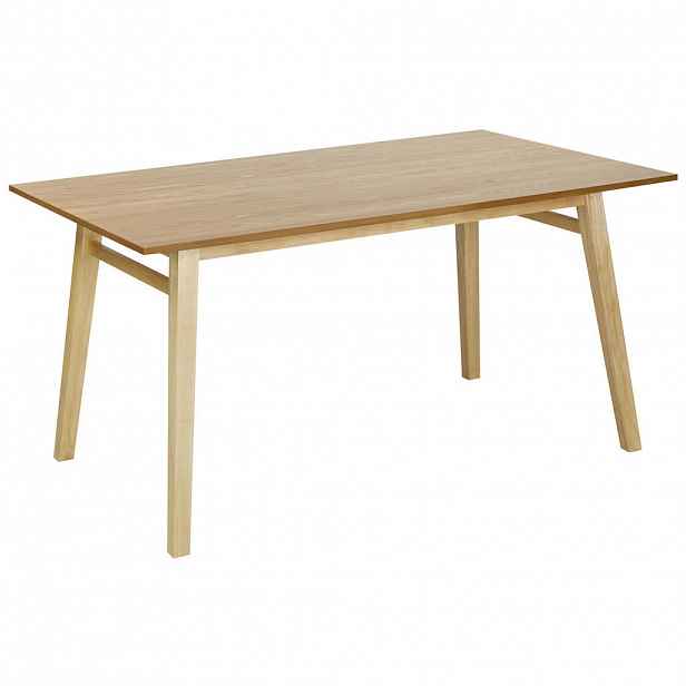 Beliani JÍDELNÍ STŮL 150/90 cm Světlý Dřevo Varley