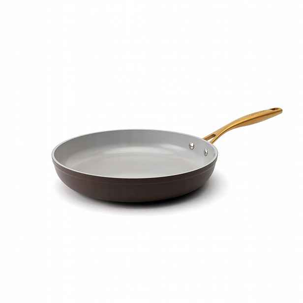 Elmich Nepřilnavá keramická pánev Zen Ø 26 cm hnědo zlatá