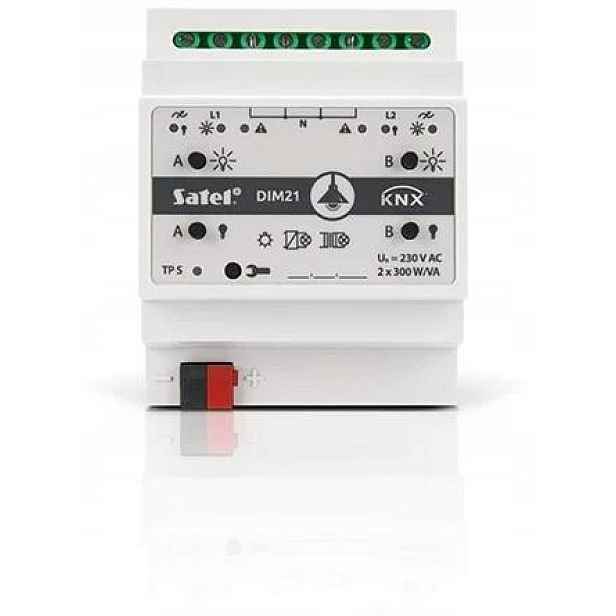 Satel Knx 2-kanálový stmívací herec KNX-DIM21
