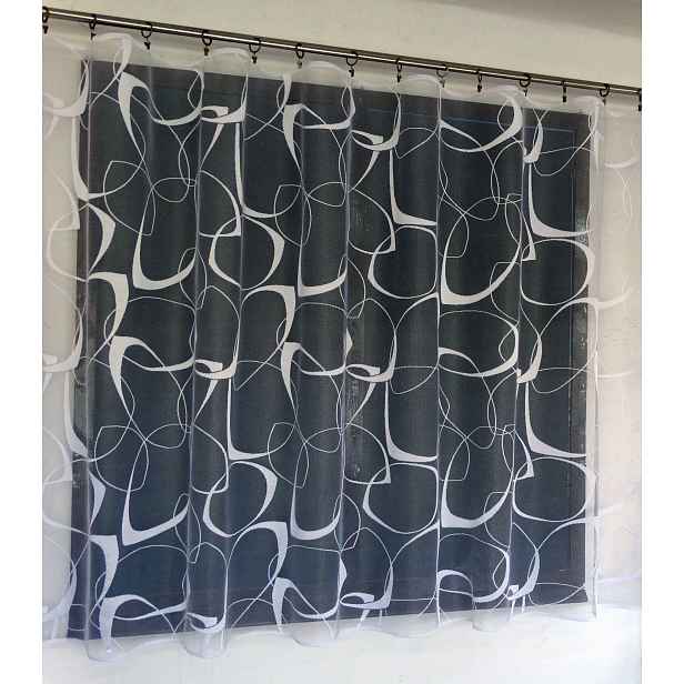 Mg Záclona 618/96 Bílá 250x160 cm olověná páska