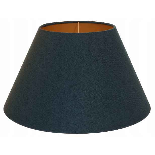 Stínidlo pro lampu Stínidlo E27 Modrá-Tmavě tyrkysová+Zlatá 20x40 H22 Avola