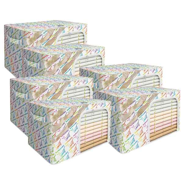 6 x Organizér Na Oblečení krabička 60L