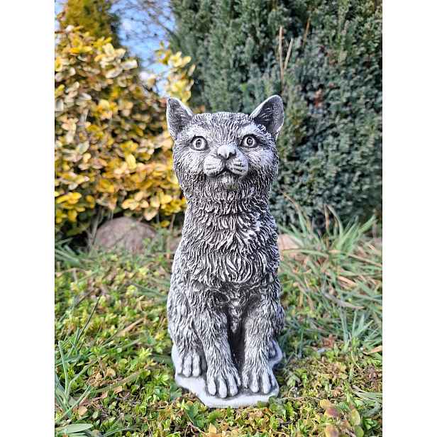 Betonová zahradní figurka Kočička malá kočka figurka kočky