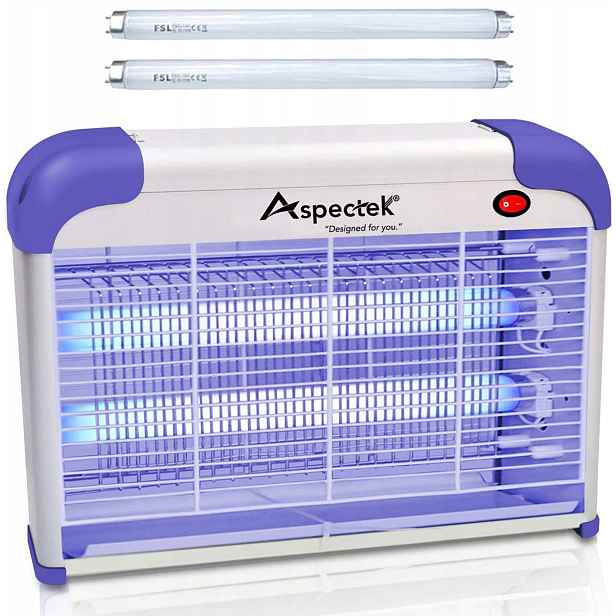 Lampa proti hmyzu, komárům, mouchám, vosám, molům, pasti Aspectek 20W