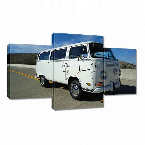 Nástěnné hodiny Volkswagen Transporter 100x60