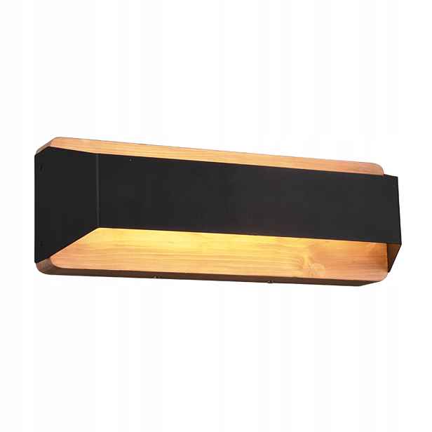 Nástěnné svítidlo Arino Led 13,5W 1500 lm 3000K černé dřevo Trio