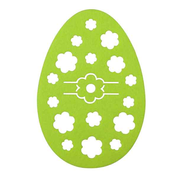 Velikonoční prostírání pod příbory EGG zelená 15x21 cm Mybesthome